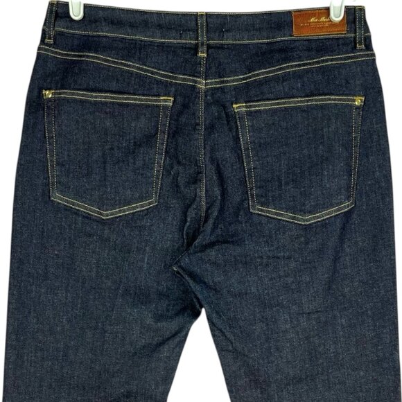 MOS MOSH Women's Stretch Straight Leg 5-Pocket Mid Rise Blue Denim Jeans Size 32 - Picture 4 of 11